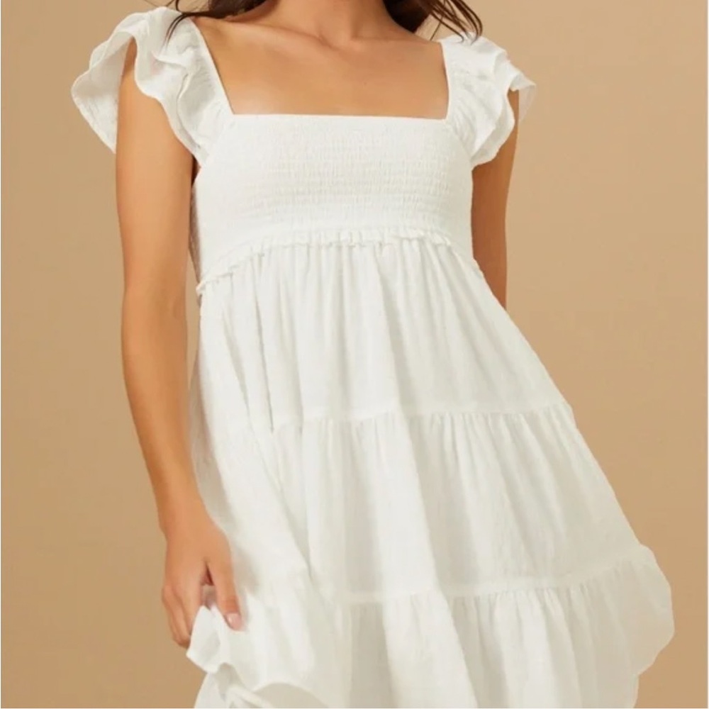 Altar’d State Tiered Flowy Mini Dress